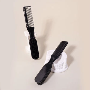 1/2Pcs Convenient and Multifunctional Travel Dual Head Brush Comb Styling Tool Integrated，Special for Real Hair Wigs