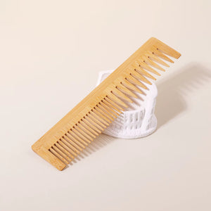 1Pc Wide and Fine Toothed Wood Comb, anti Static and anti Residue Wood Comb,Hair Removal Comb，Special for Real Hair Wigs