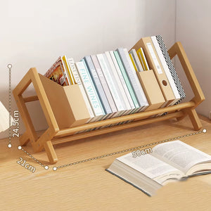 Simple Desktop Bookshelf Magazine Rack Office Documents Books Storage Shelf Student Economy Stand Utility Organizer Shelves