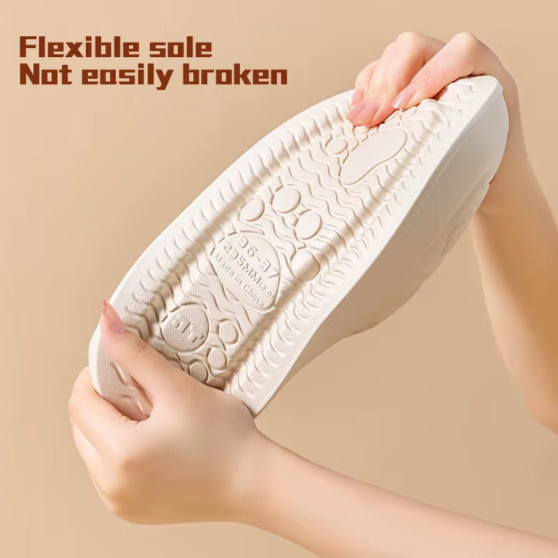 Waterproof Cotton Slippers for Women in Winter, New Style for Outdoor Wear, Non Slip Home Insulation Bag, and Couple Cotton Shoe