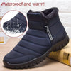 2024 Winter Men Ankle Snow Boot Waterproof Non Slip Shoe for Men Casual Keep Warm Plush Plu Size Couple Footwear Chaussure Homme