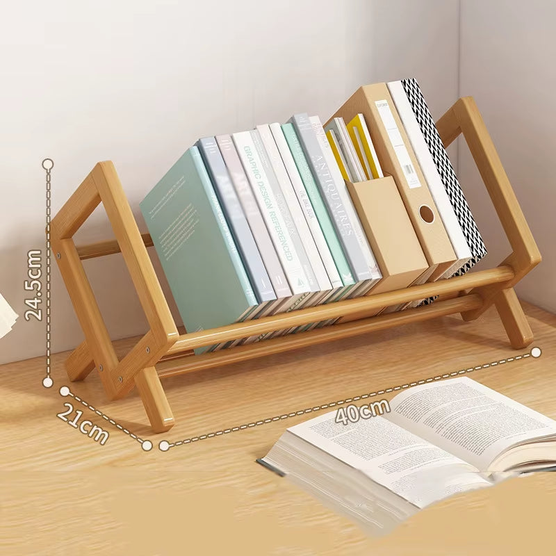 Simple Desktop Bookshelf Magazine Rack Office Documents Books Storage Shelf Student Economy Stand Utility Organizer Shelves