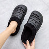 Men'S and Women'S Model Waterproof EVA Warm Fur Wrapped Slippers for Household Use Cotton Shoes Fur Slides Plush Winter Slippers