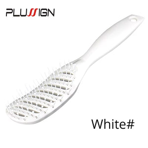 Styling Curly Hair Brush Salon Massager Comb Brush Detangling Drying Brush anti Static Curved Vent Brush Scalp Massage Comb