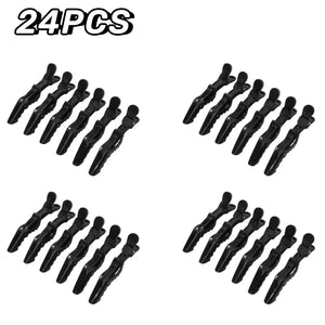 6Pcs/Lot Plastic Hair Clip Hairpin Hairdressing Clamps Claw Section Alligator Clips Barber for Styling Salon Accessories