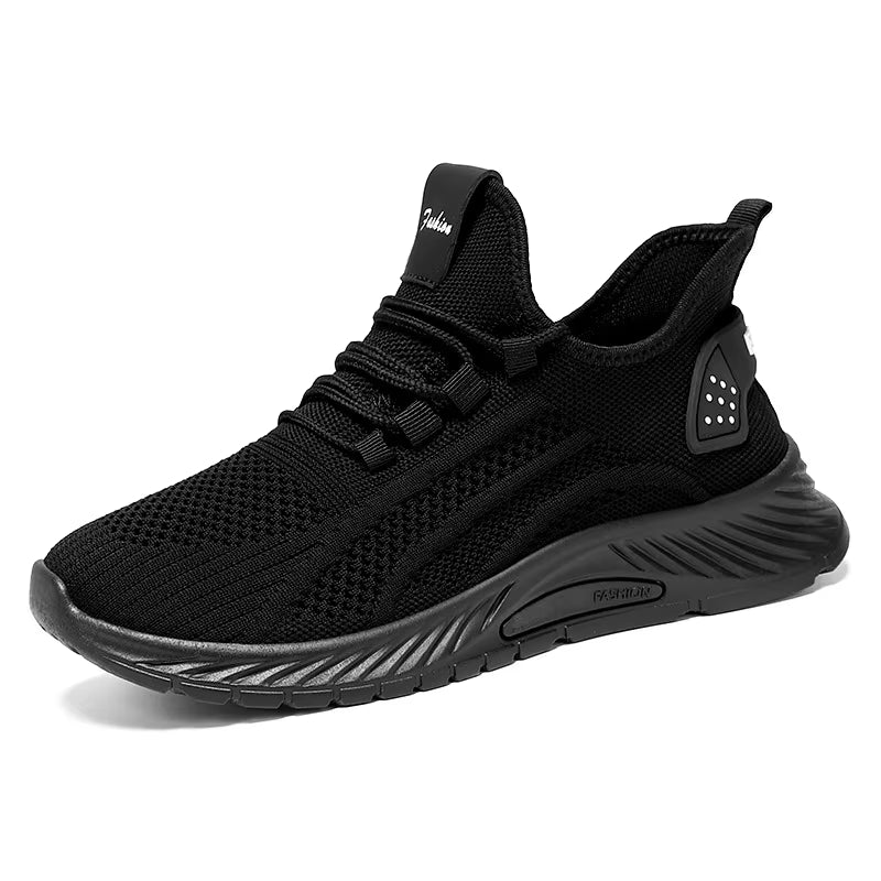 Men Casual Sport Shoes Breathable Lightweight Sneakers Outdoor Flying Weaving Running Shoes Athletic Jogging Tenis Walking Shoes