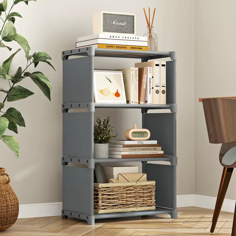 Bookshelf [Free Combination] Desktop Storage Rack Desk Storage Rack Desk Dormitory Office Desk Multi Story Bedroom Floor