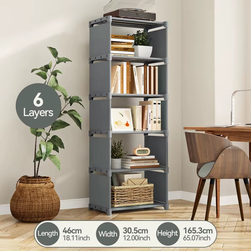 Bookshelf [Free Combination] Desktop Storage Rack Desk Storage Rack Desk Dormitory Office Desk Multi Story Bedroom Floor