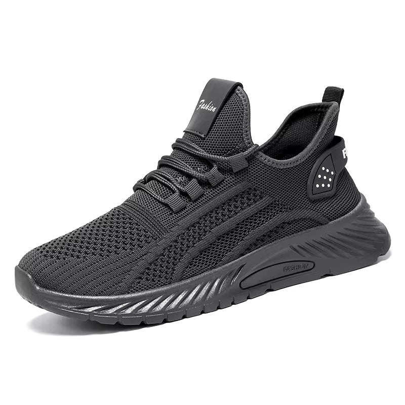 Men Casual Sport Shoes Breathable Lightweight Sneakers Outdoor Flying Weaving Running Shoes Athletic Jogging Tenis Walking Shoes