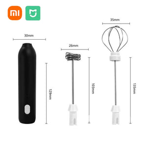 XIAOMI Electric Milk Frother Mini Handheld Wireless Powerful Type-C Rechargeable Convenience Coffee Milk Whipping Kitchen Whisks