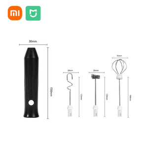 XIAOMI Electric Milk Frother Mini Handheld Wireless Powerful Type-C Rechargeable Convenience Coffee Milk Whipping Kitchen Whisks