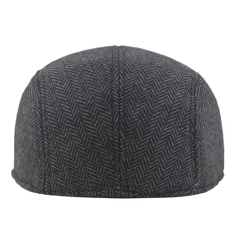 Fashion Berets Men High Quality Autumn Winter Wool Hat Herringbone Flat Cap Classical Artist Painter Hat Male Beret Caps Gorras