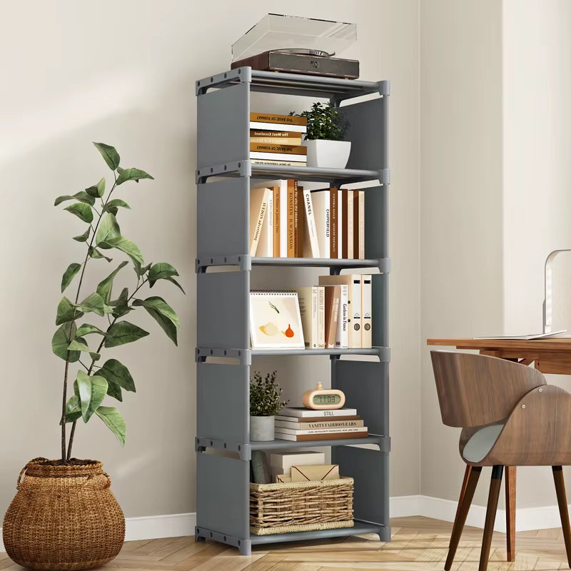 Bookshelf [Free Combination] Desktop Storage Rack Desk Storage Rack Desk Dormitory Office Desk Multi Story Bedroom Floor