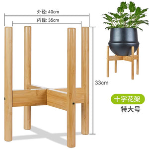 Nordic Flower Pot Rack Cross Shaped Indoor Small Flower Rack Floor Standing Storage Rack Balcony Living Room Plant Stand Shelf