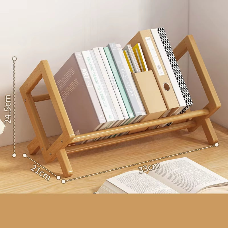 Simple Desktop Bookshelf Magazine Rack Office Documents Books Storage Shelf Student Economy Stand Utility Organizer Shelves