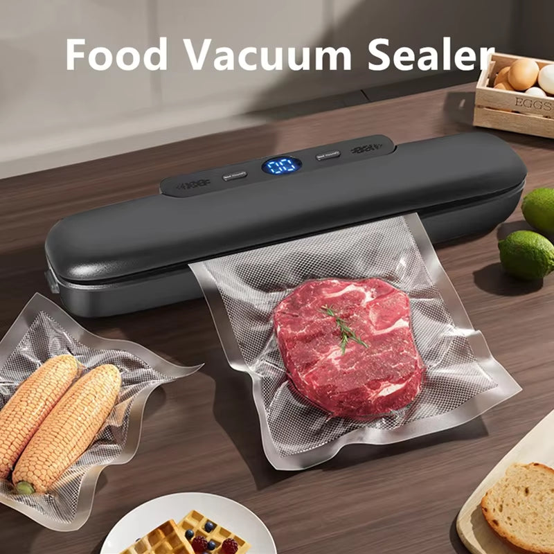 Vacuum Sealer Packaging Machine Food Vacuum Sealer with Free 10Pcs Vacuum Bags Household Vacuum Food Sealing