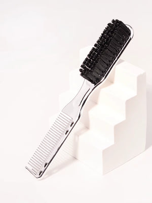 1/2Pcs Convenient and Multifunctional Travel Dual Head Brush Comb Styling Tool Integrated，Special for Real Hair Wigs